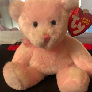 Ty Pink Teddy Bear Plush Toy